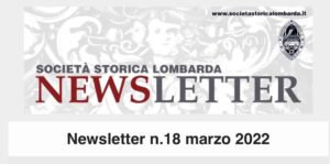 Newsletter Società Storica lombarda