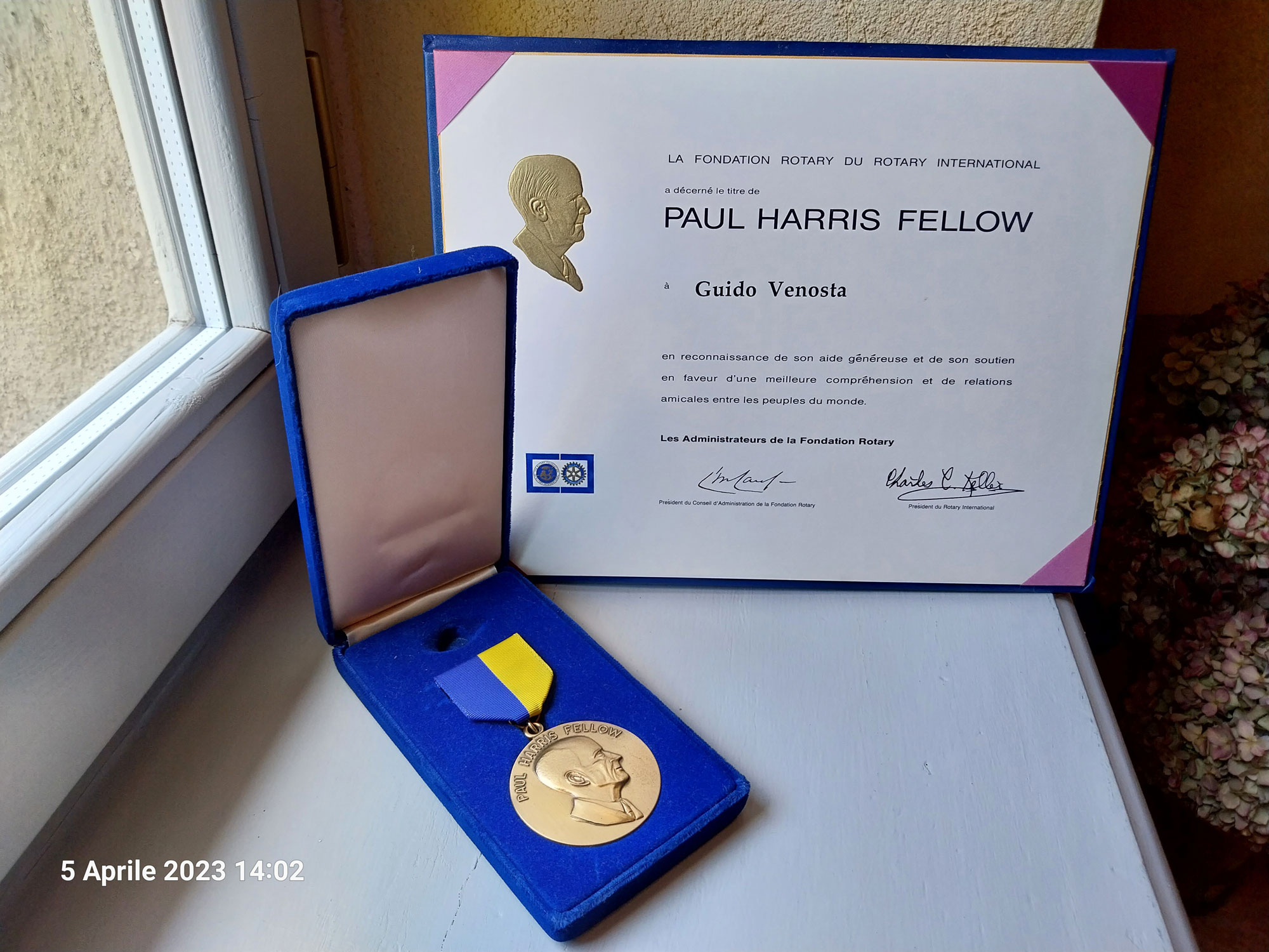 Giuseppe-Caprotti-nonno_Diploma-Paul-Harris-Fellow-del-Rotary-Club-a-Guido-Venosta_02