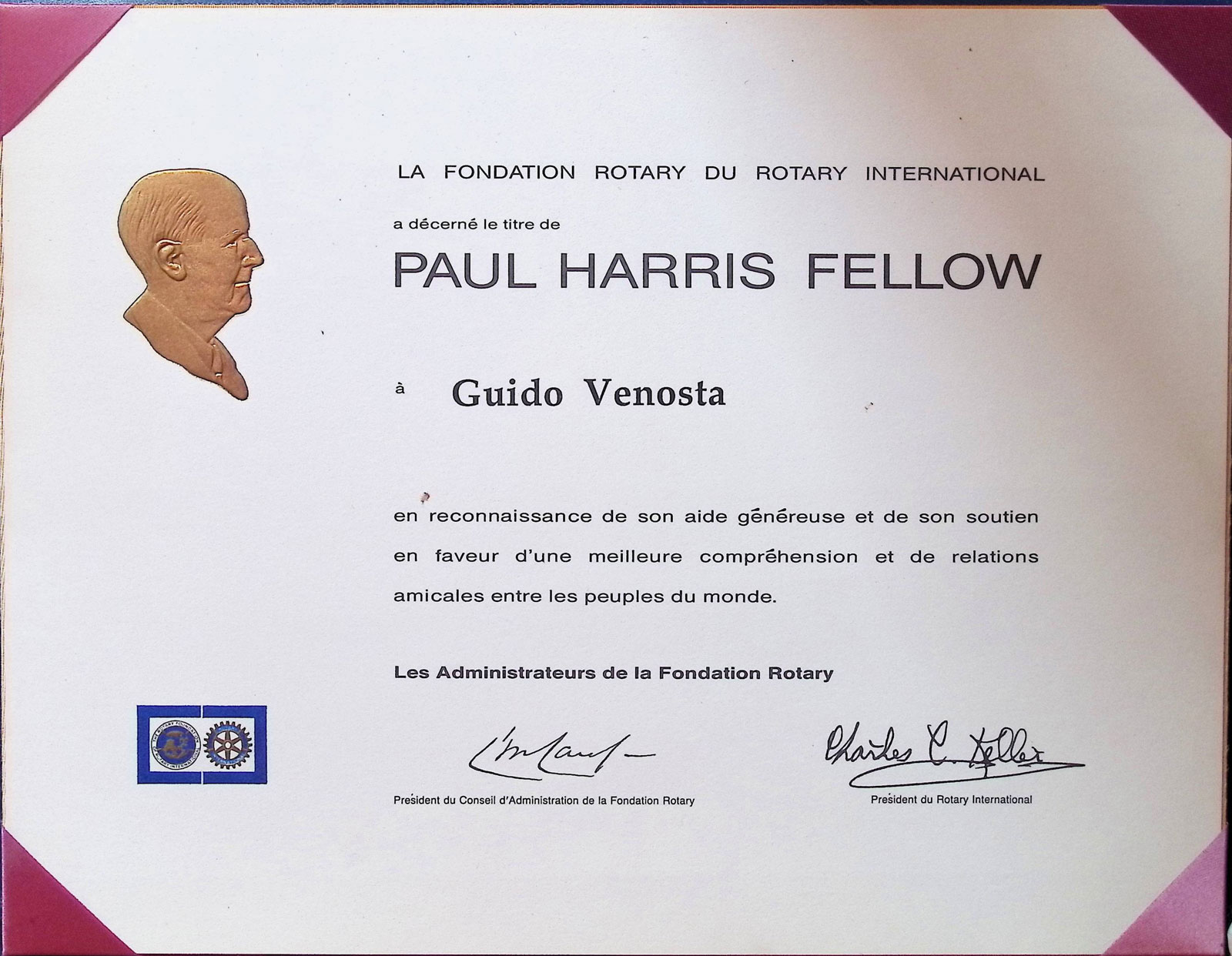 Giuseppe-Caprotti-nonno_Diploma-Paul-Harris-Fellow-del-Rotary-Club-a-Guido-Venosta_06